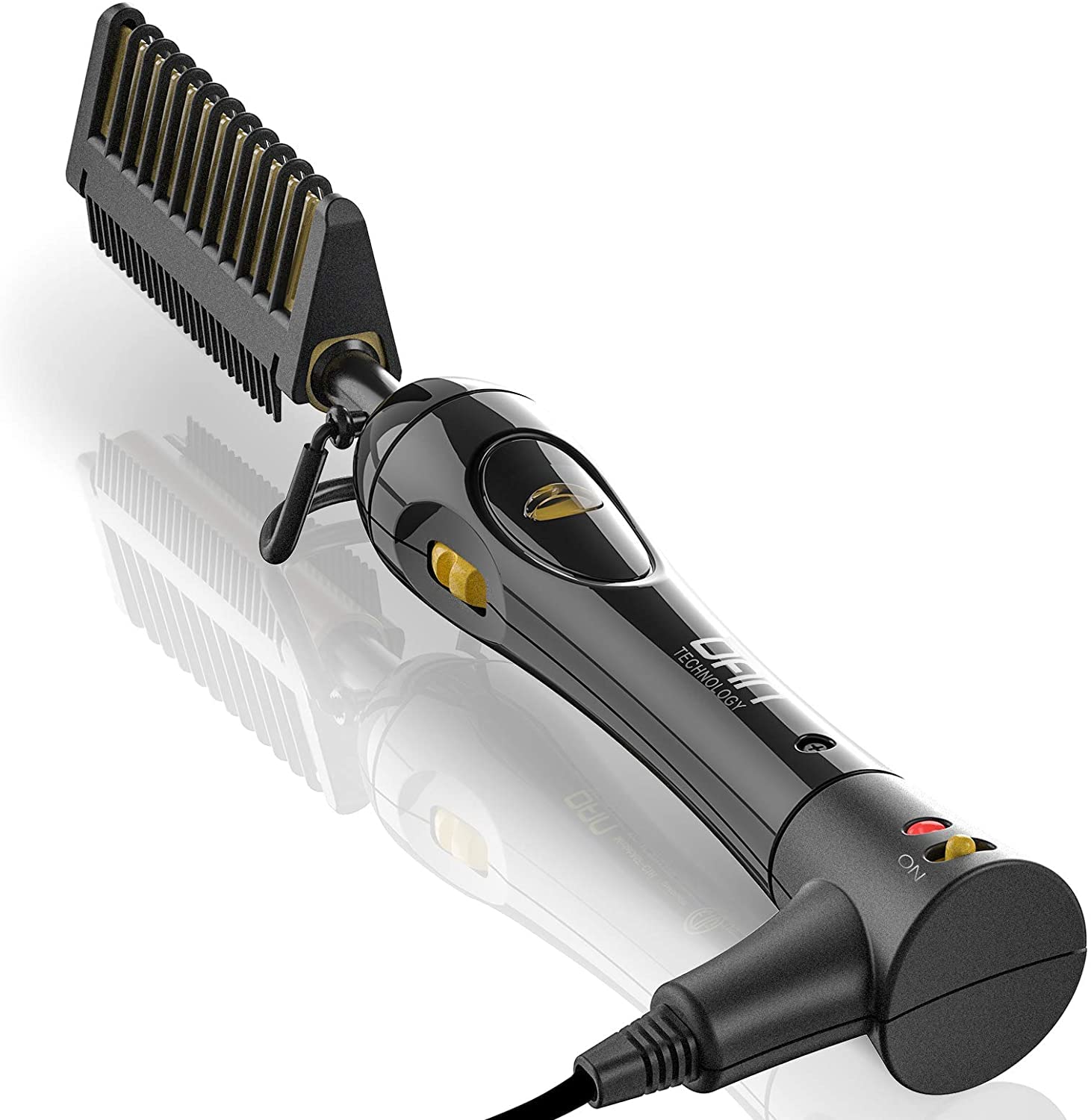 Photo 1 of Dan Technology 500? hot Comb,60 Min Auto-Off Hair Straightener Comb,7 Temperatures Adjustable Ceramic hot Comb,Electric Pressing Comb for Black Hair,Professional hot Combs for Natural Black Hair