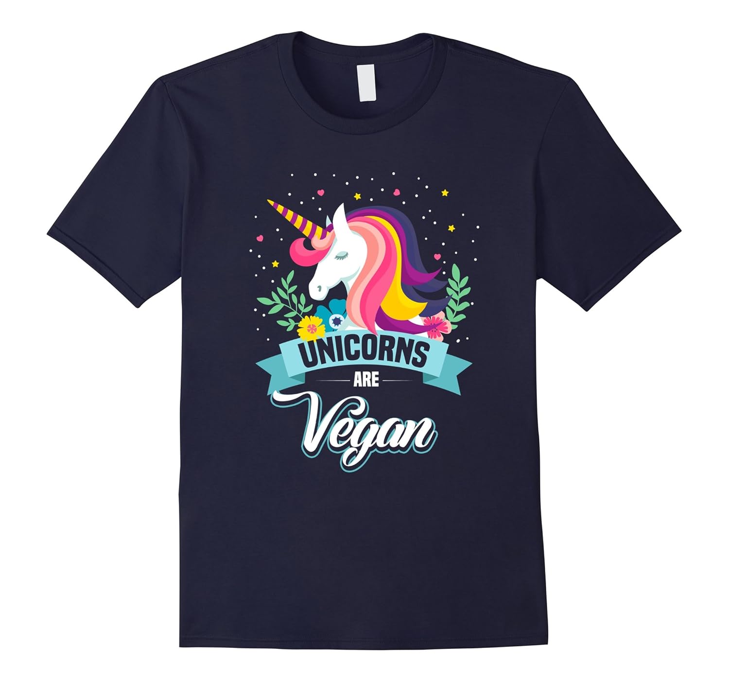 Unicorns Are Vegan T-Shirt-ANZ