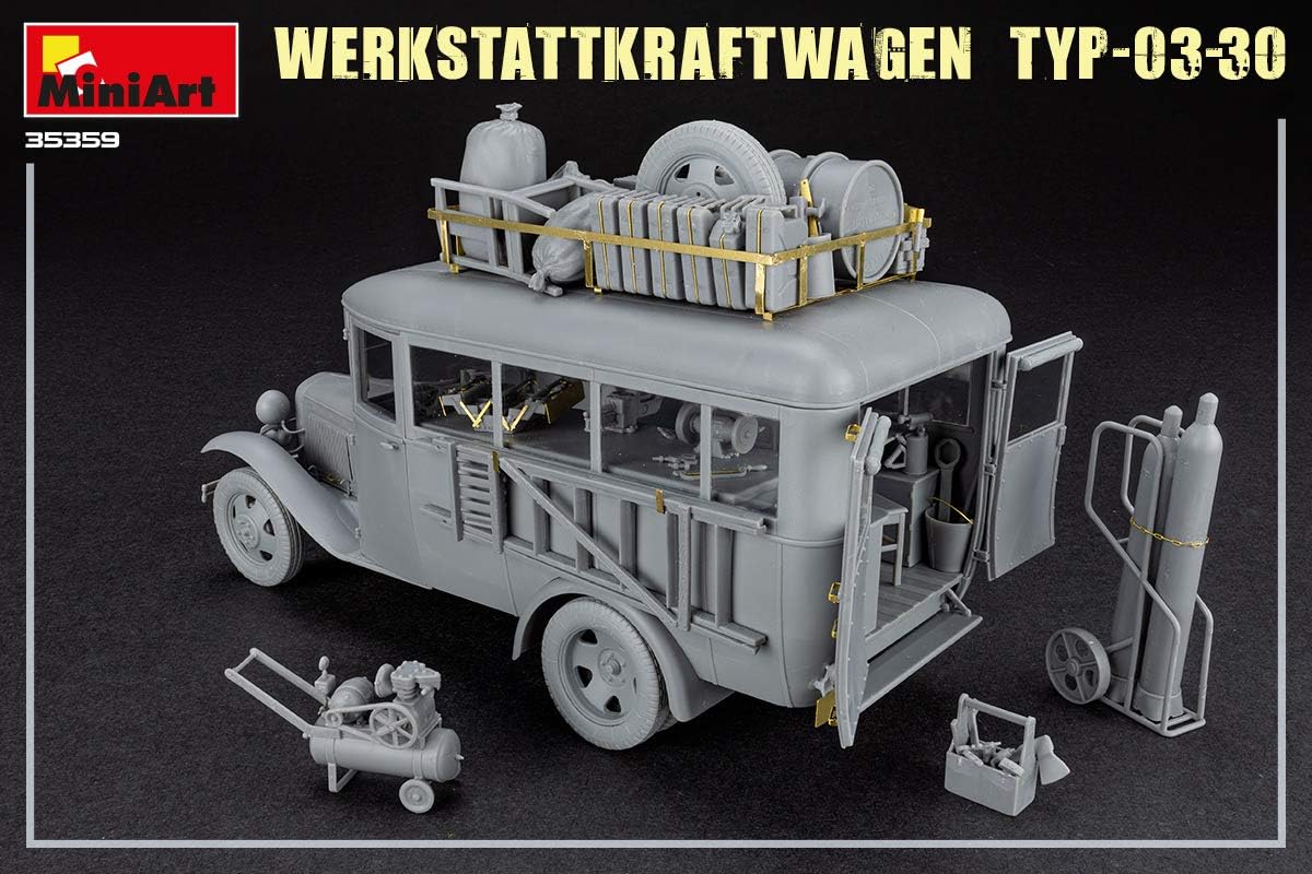 Miniart 1:35 - Typ-03-30 Werkstattkraftwagen, Various - Image 3