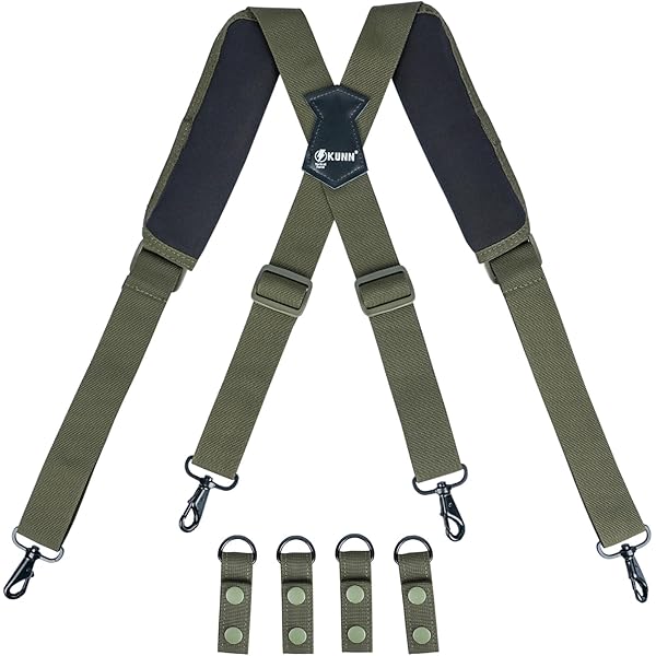 Amazon.com: Precision Coyote Brown Belt Suspenders : Sports & Outdoors