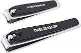 Tweezerman Stainless Steel Nail Clippers Set with 2 Clippers view 1