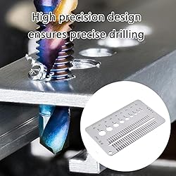 Crack Width Gauge, Gap Measuring Ruler, Stainless
