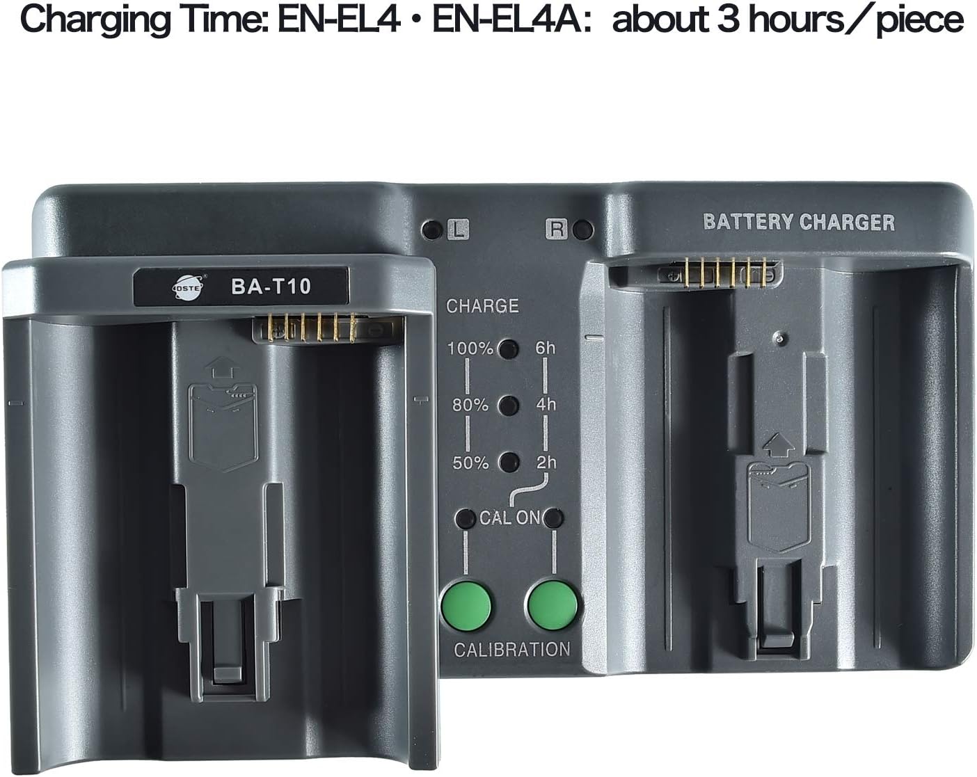 DSTE DMH26A 3-in-one Power Battery Charger as MH-26 Compatible for Nikon EN-EL18 EN-EL4 EN-EL4A Canon LP-E4 LP-E4N LP-E19 LC-E19 - Image 3