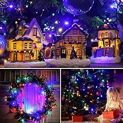 VTECHOLOGY 105FT 300 LED Christmas String Lights