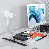 LENCENT UK to US Plug Adapter with 3 USB Ports Type B view 6