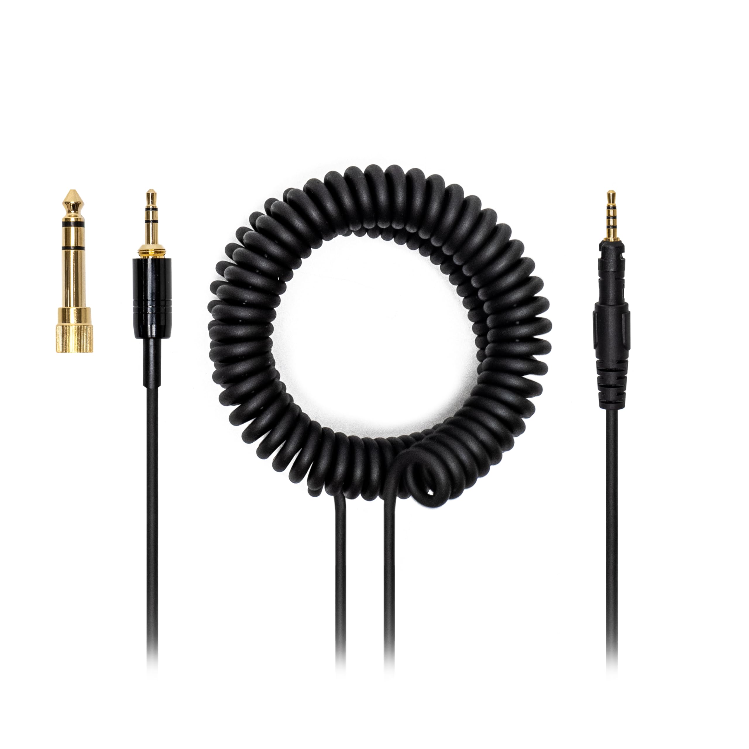 Photo 1 of Voarmaks 4 Pole Long Steps Audio DJ Cable Cord Line Plug Compatible with Pioneer HDJ-X5 X7 S7 CUE1 Headphones Extended Coiled Spring Dj Wire