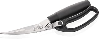 wenco Geflügelschere mit Kunststoffgriffen, Schneidklingenlänge: 8,5 cm, Rostfreier Edelstahl/Kunststoff, Silber/Schwarz, 504140