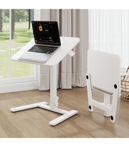 Alawooder Mobile Folding Desk 25 Inch No Assembly Sit-Stand