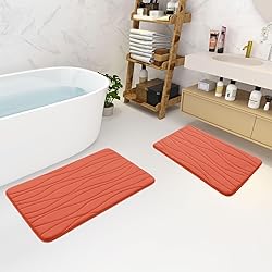 Buganda Memory Foam Bathroom Rug Mat 70x24, Extra