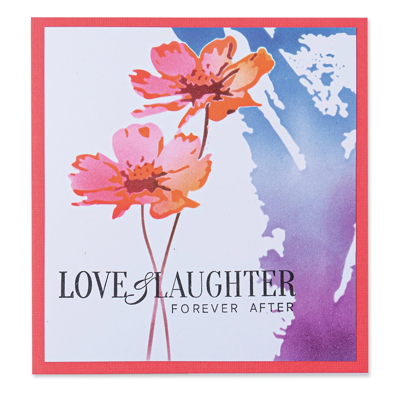 Sizzix Layered Stencils 4PK-flowes by Olivia Rose, 665261, Multicolor