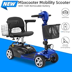 15/30 Miles 4 Wheels Mobility Scooter for