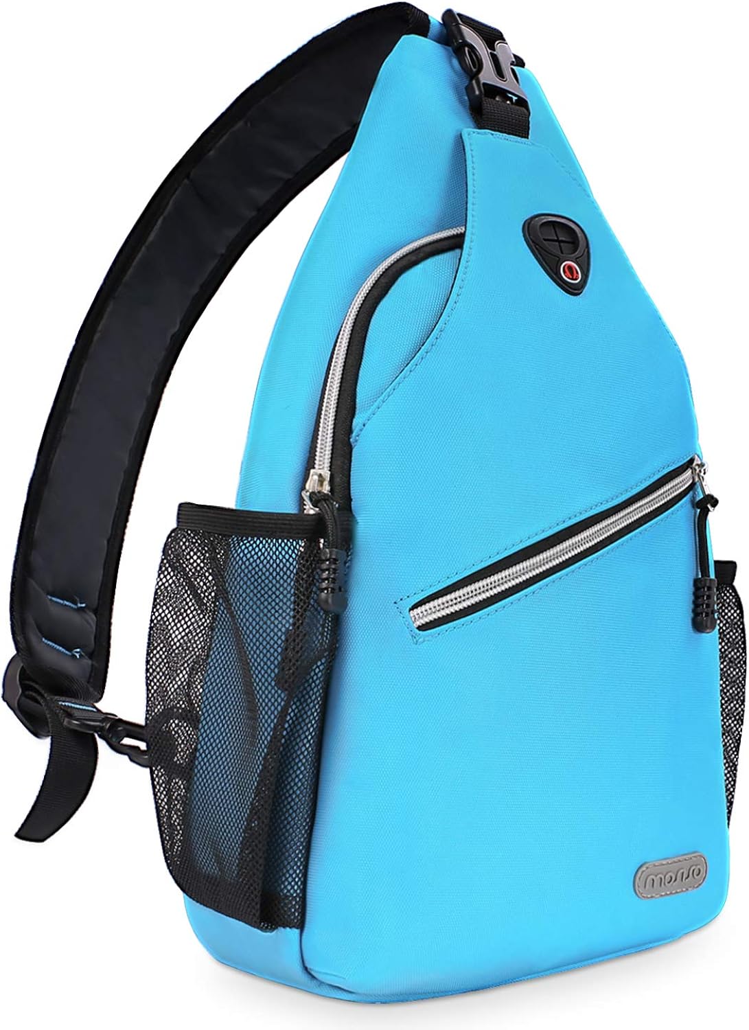 MOSISO Sling Backpack, Multipurpose Crossbody Shoulder Bag Travel Hiking Daypack, Gray : Sports & Outdoors