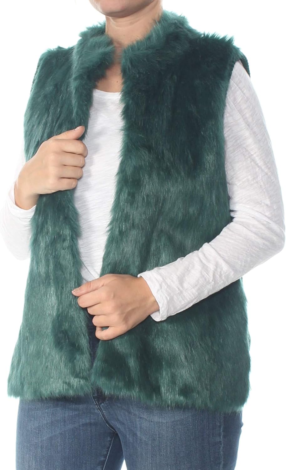 michael kors fur vest