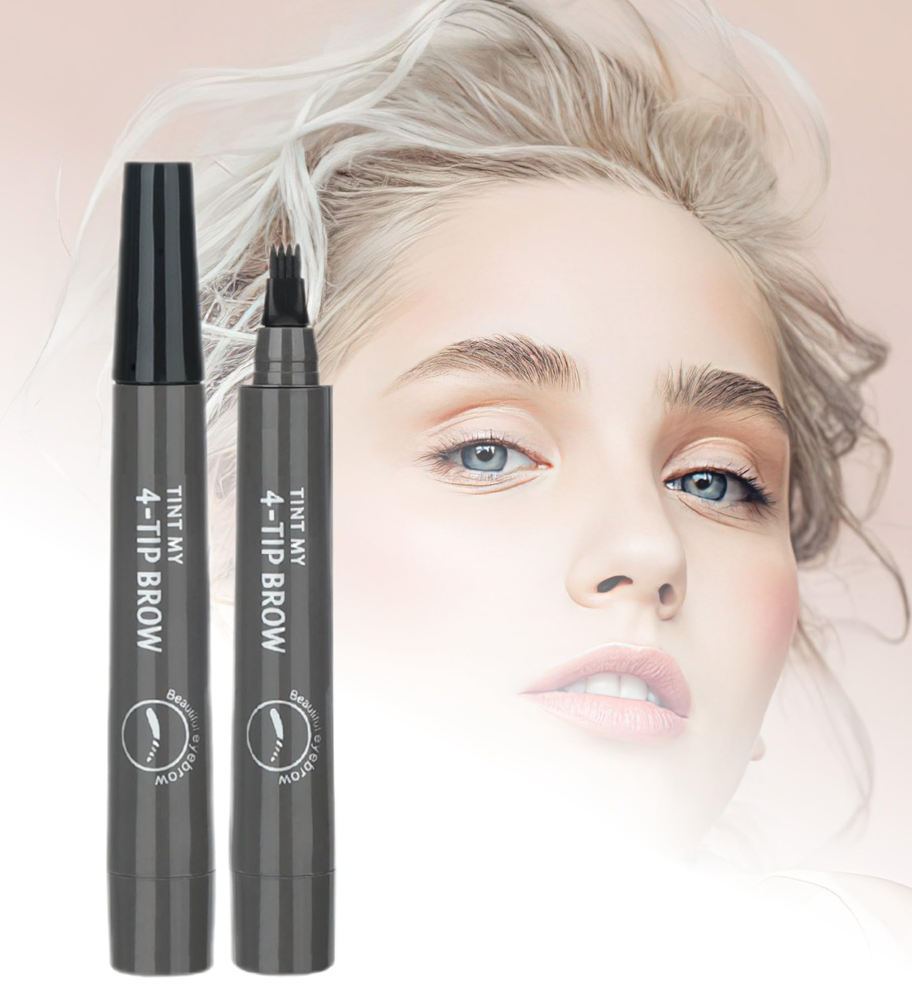 Magic Microblading Eyebrow Contouring Pencil - Microblading Eye Brow Contouring Pen - Precise Waterproof Brow Pen 7 Tipped Precise Waterproof With A Micro-Fork Tip Applicator — image 1