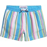 maamgic Swim Trunks Boys Quick Dry Toddler Bathing Suits for Kids Swimsuit Above The Knee Boys Swim Shorts