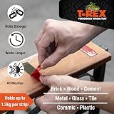T-REX Tape Extreme Hold Double Sided Mounting Strips 24 lb Black 8 Strips view 4