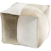 Cyan Design 10129 Brixton 19 inch Grey Pouf