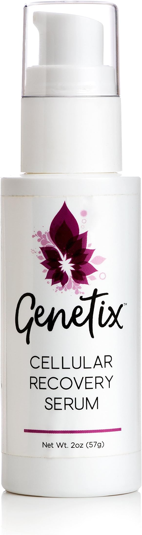 Genetix Cellular Recovery Serum, Made with Nutrient-Dense Pure and Organic Ingredients, Anti-Aging, Refines and Resurfaces Skin, 2 oz