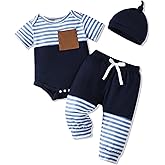 NZRVAWS Baby Boy Clothes Preemie Infant Boy Bear Outfits Jumpsuit Bodysuit Letter Print Romper