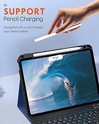 MoKo for New iPad Air 11 Inch Case with Keyboard M2