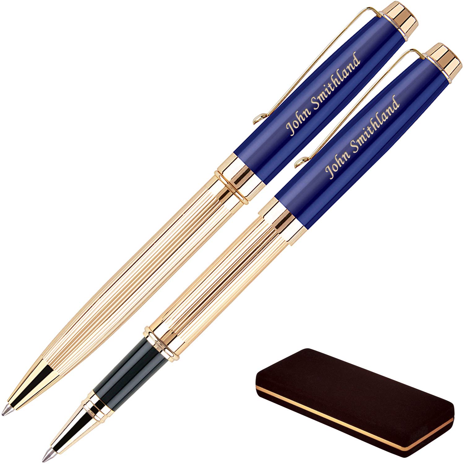 Dayspring Pens Personalized Braxton Ballpoint and Rollerball Pen Set