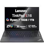 Amazon.com: Lenovo ThinkPad E16 Gen 1 Business Laptop, 16