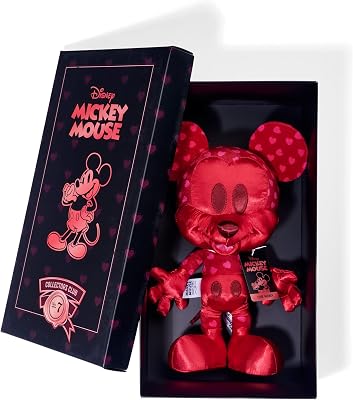 Disney Love Mickey Mouse Coleccionista Peluche en Caja de Regalo. Nº 7 de esta colección de 12. Recógelos todos. Apto desde 0+, cumpleaños, Navidad, regalo de coleccionista. ( 6315870307 )