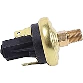 SUKATC SPDT 20psi±3psi 1/8 NPT Male 1/4 Blade Adjustable Air Pressure Switch Pressure Control Compatible with Air Oil Water and Vacuum Applications