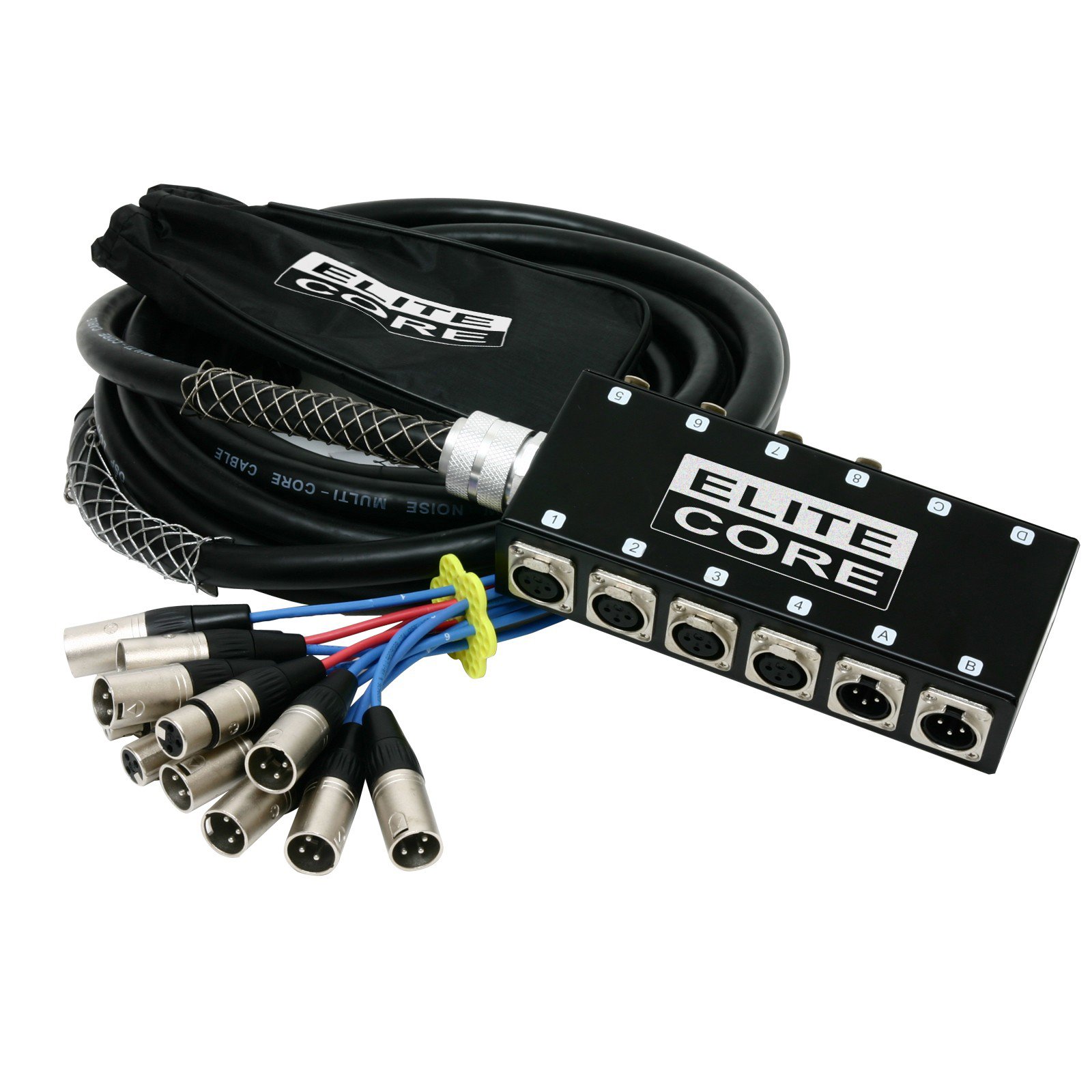 Elite Core PS8425 8 x 4 25' Stage Snake - 8 Sends 4