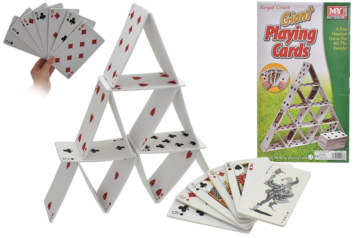 54Pc Eva Playing Cards In Colour Box