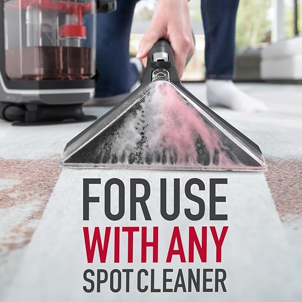 HOOVER PET PORTABLE SPOT CLEANER SOLUTION, 32 OZ., TROPICAL BREEZE SCENT, UPHOLSTERY AND CARPET SHAMPOO SOLUTION, ELIMINATES PET MESSES AND ODORS, DESIGNED FOR HOOVER CLEANSLATE SPOT CLEANER