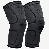 AVIDDA Knee Support Brace 2 Pack Compression Knee Sleeves Arthritis Pain