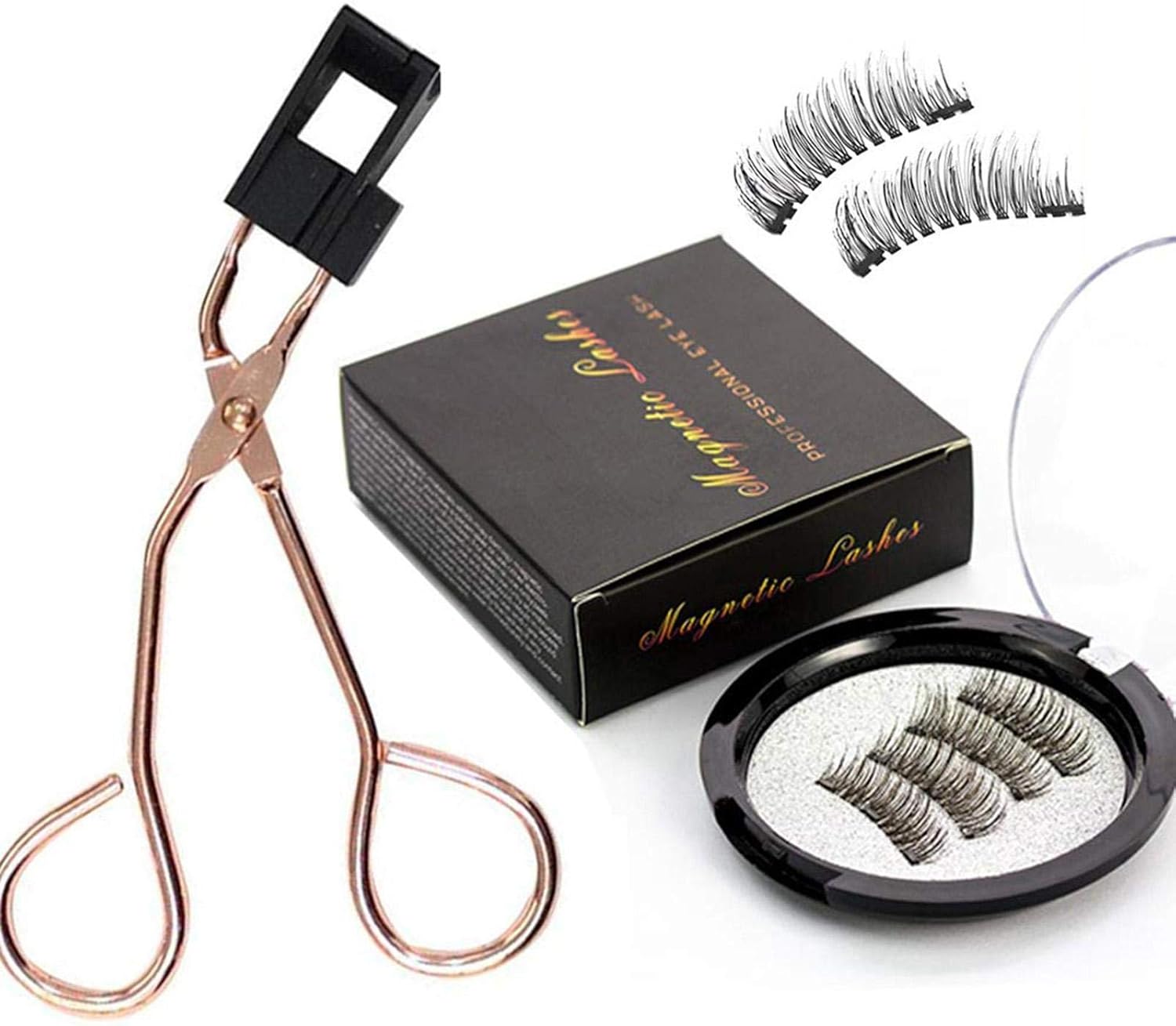 Lashes Clip Eyelashes Set, Ensemble De Cils À Pince Magnétique