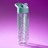 Smash Sipper Water Bottle 700ml Green Laurel with Straw view 4