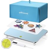 OFFNOVA Heating Mat &amp; Leveling Table, Epoxy Resin Curing Dryer witn Cover | 16&times;20" Large Curing Machine with Smart Timer &amp; Temp Control, Undeformed Station, Silicone Mat, DIY Resin Mold Casting Crafts