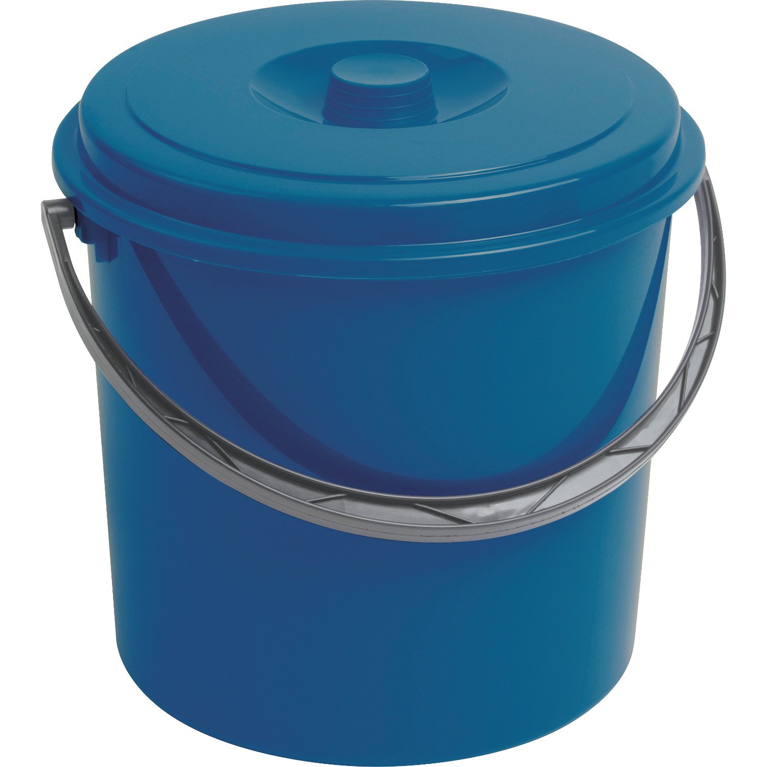 Curver Bucket 12 Litres with Lid Blue
