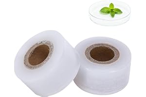 Adnee 2 Roll Clear Petri Dish Film, 656Feet x 1.2Inch Moisture Proof Lab Sealing Film, All Purpose Laboratory Sealing Poly Films for Petri Dish and Nursery Grafting