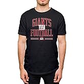 Hybrid Sports NFL - New York Giants - Football Arch - Men's and Women's Short Sleeve T-Shirt - Size Small New York Giants - Black