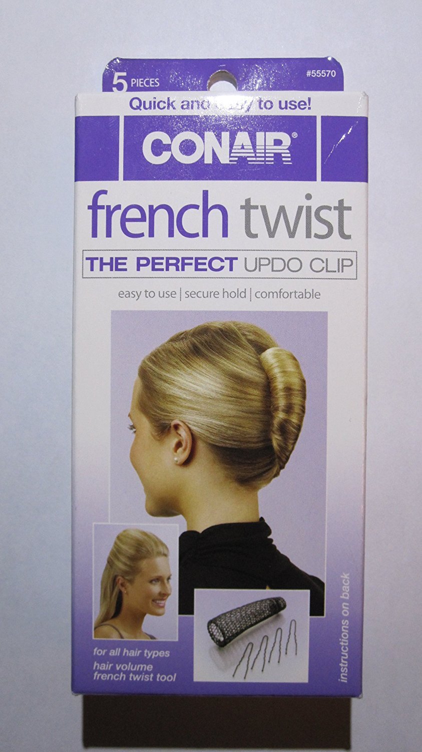 Amazon.com: Set of 2 Elegant French Twist Holder Magic 