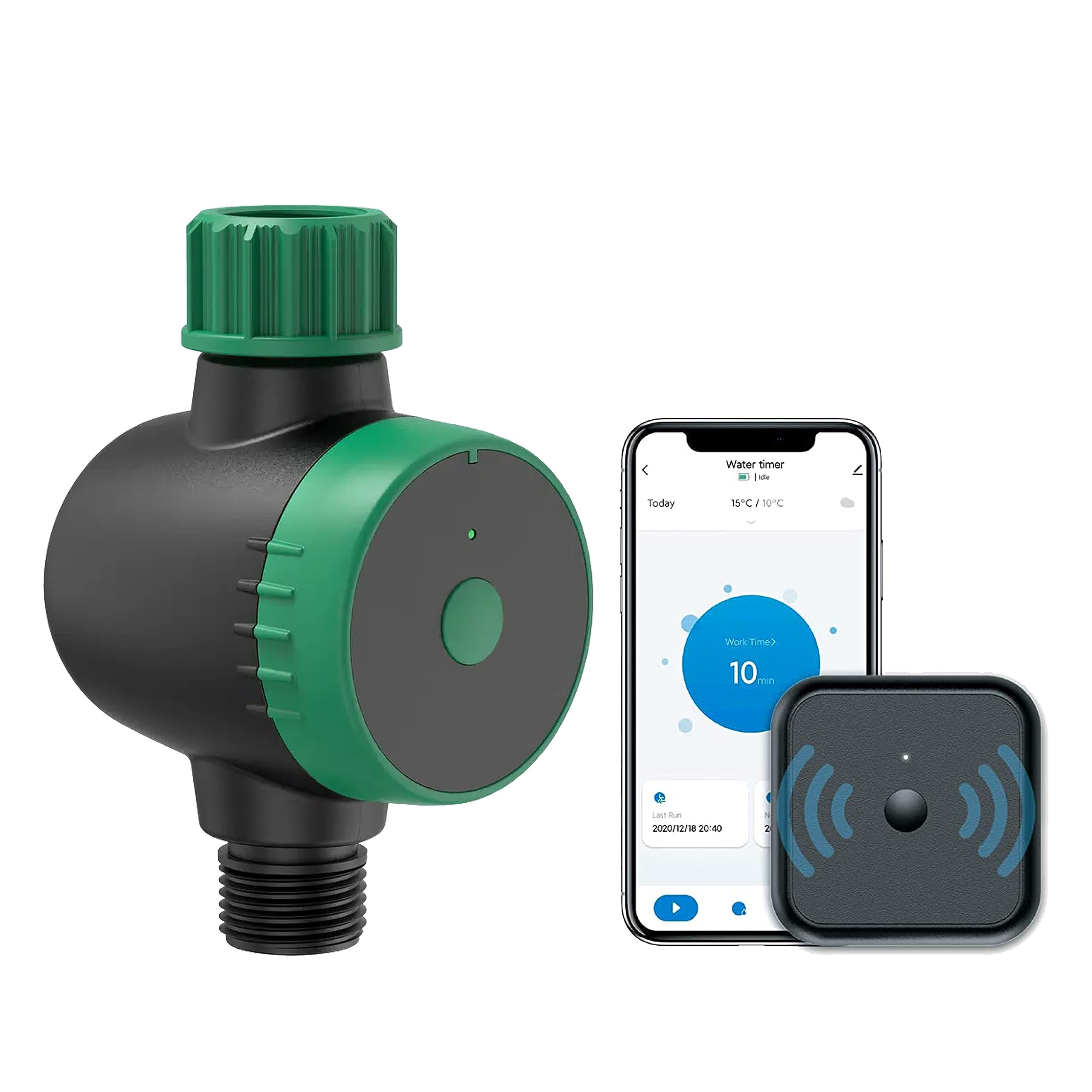 rainfactory Irrigation Computer WLAN with App Control, Smart Irrigation Control, Automatic Watering for Garden, Irrigation System with Alexa & Google, 20 Programmes, WiFi Gateway