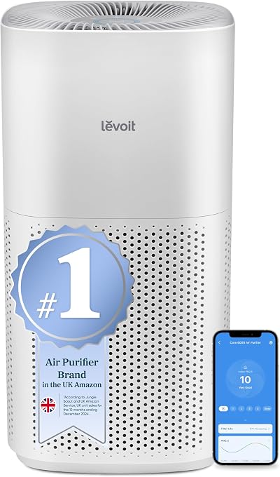 Levoit Smart Air Purifier Core 600S Large Room CADR 711 m³/h WiFi Alexa