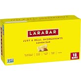 Larabar Lemon Bar Fruit &amp; Nut Bars, 18 ct, 28.8 oz | 6 Real Ingredients, Dates, Almonds, Cashews &amp; Lemon, Non-GMO