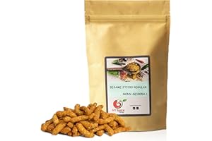 NY SPICE SHOP Sesame Sticks Regular – 1 Lbs. (Pound) Freshest Taste Sesame Sticks – Mouthwatering Snacks Blend – Deliciously & Fresh Roasted Regular Sesame Sticks - Gourmet Cajun Spice Snacks (Regular)