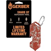 Gerber Gear Shard Keychain 3-in-1 Multitool, Clips to Pocket or Keychain with Bottle Opener, Package Opener, and Cross Driver, EDC Gear for Everyday Carry