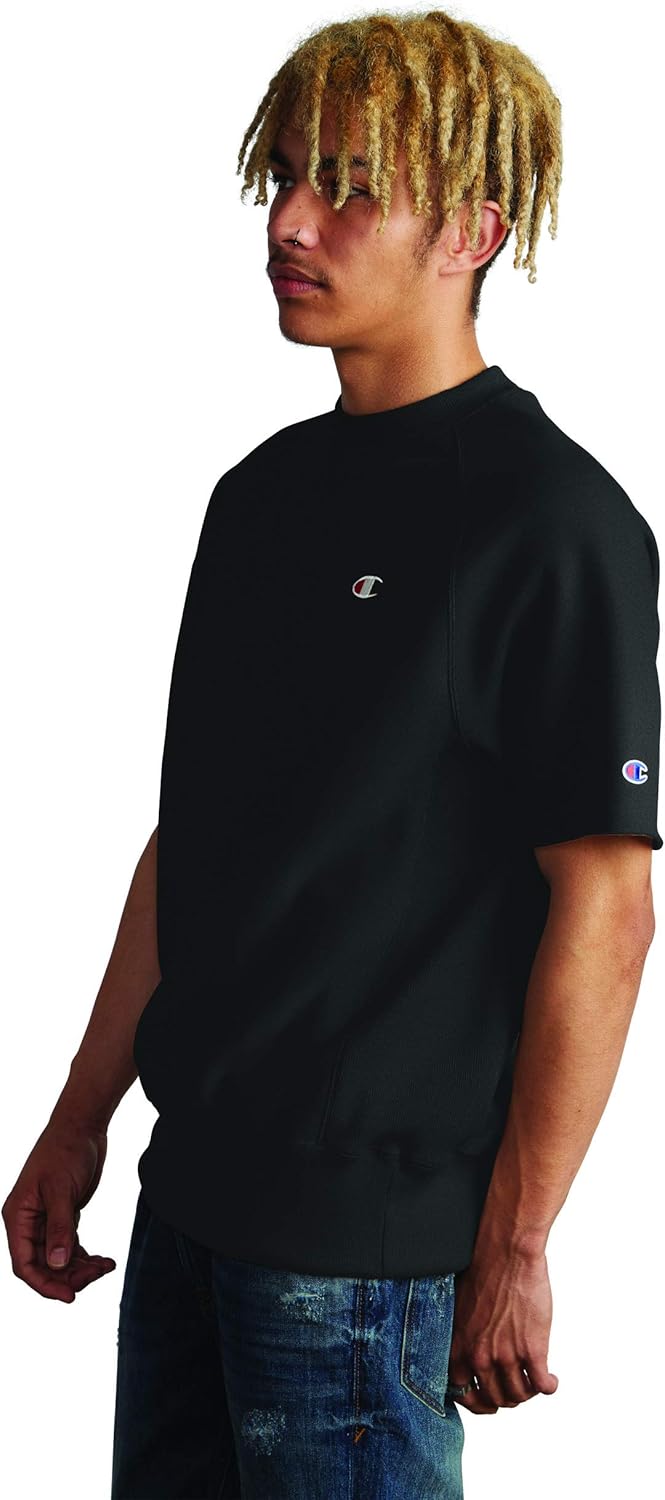 Champion LIFE Men's Reverse Weave Ss Crew: Clothing