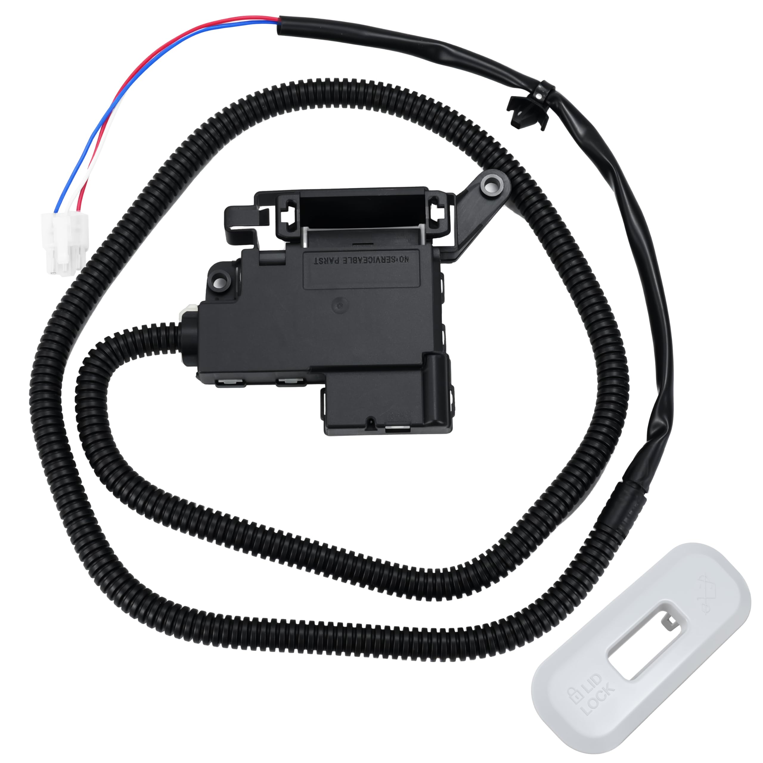 Photo 1 of W11414731 W11513248 Washer Lid Lock Assembly Includes W11643703 W11403468 Bezel Compatible with Whirlpool Maytag Crosley WTW5057LW0 WTW5010LW0 WTW5015LW0 Washer Lid Lock Latch Fits PS16543458 DTL6000