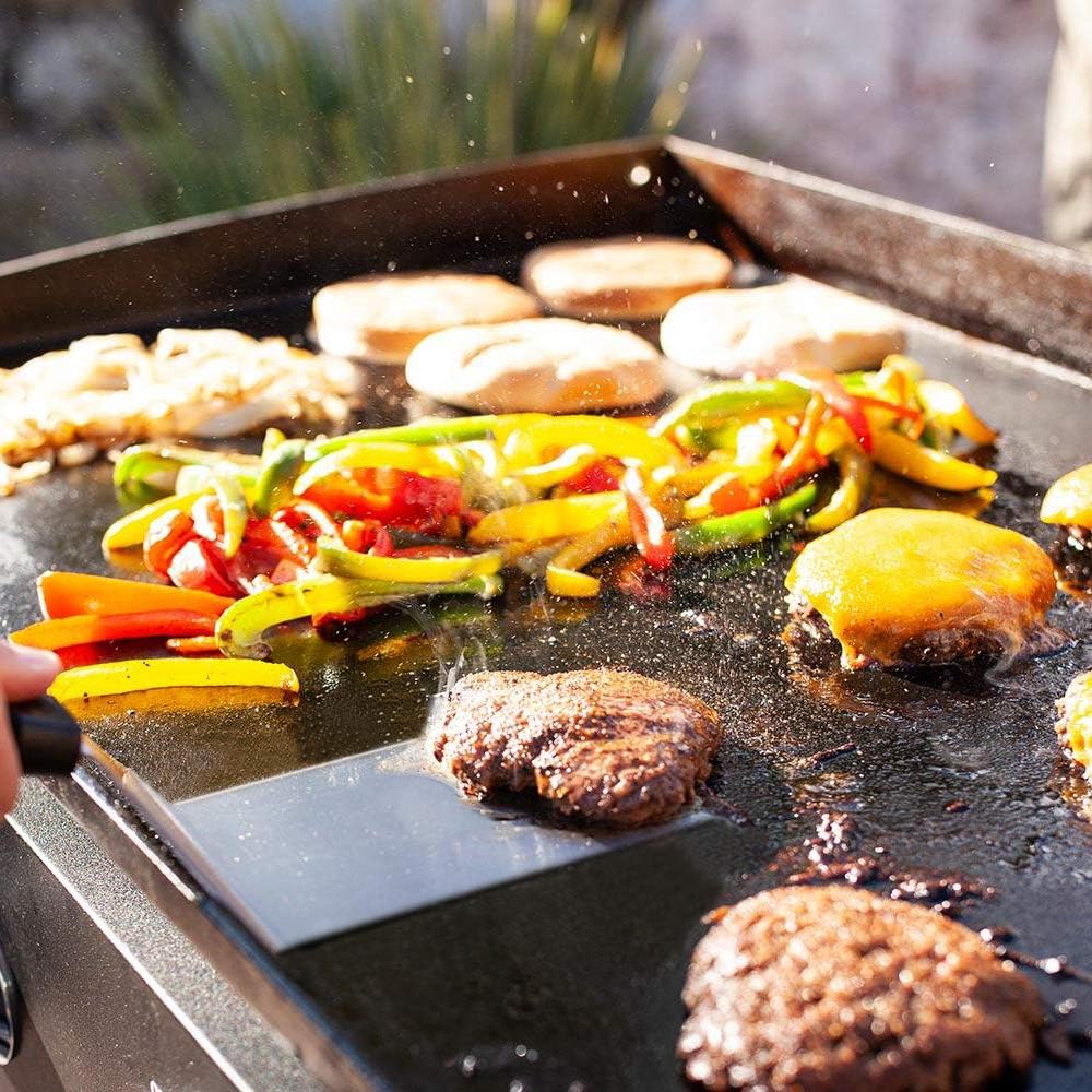 Aoocan Griddle Accessories Set, Flat Top Griddle Accessories, Grill Griddle Tools Cooking Kit with Heavy Duty Stainless Steel Scraper Spatula- Great for Flat top Cooking, Camping, Outdoor BBQ : Garden & Outdoor
