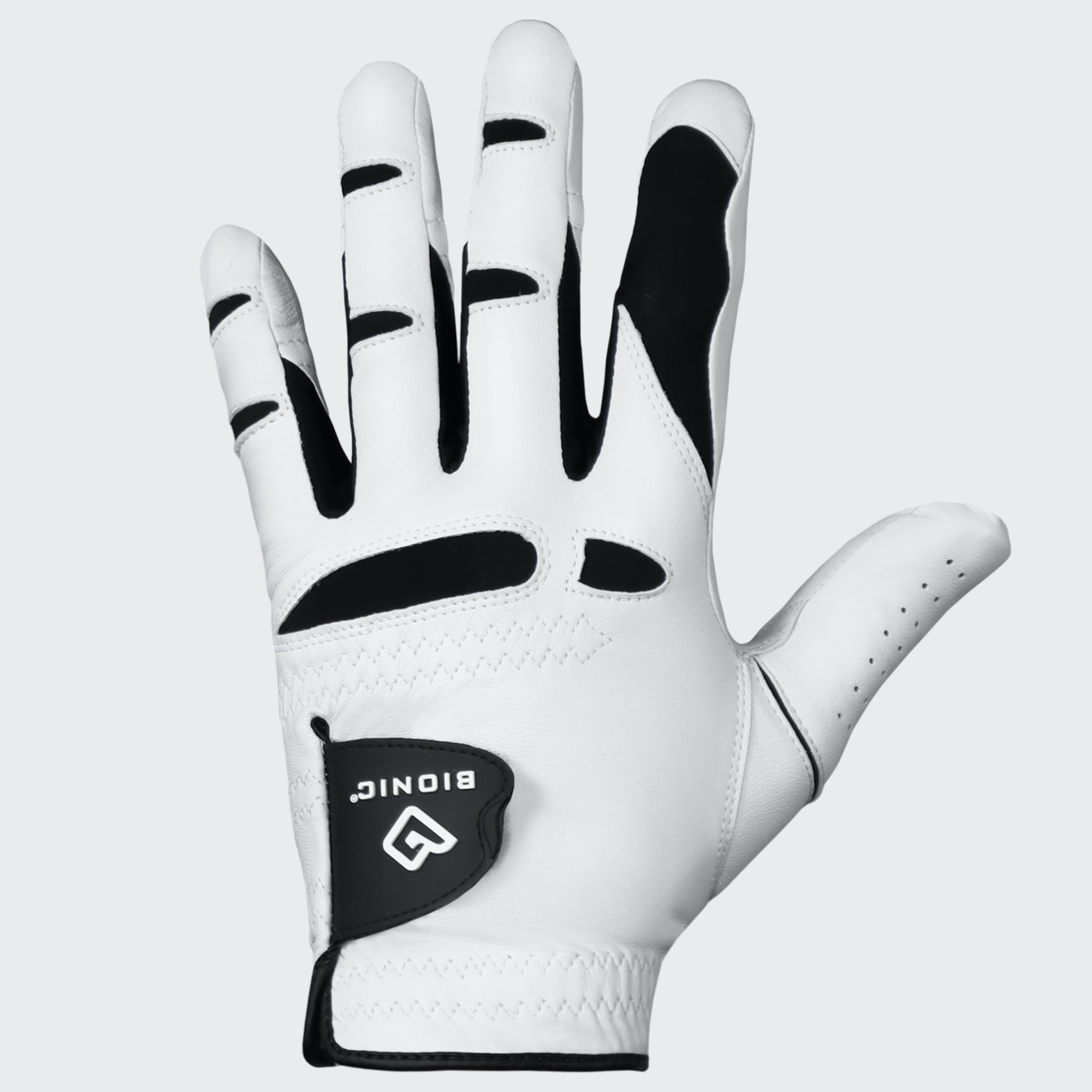 Photo 1 of Men's StableGrip with NaturalFit 2.0 Golf Glove with Dual Expansion Thumb for Best Fit - Premium Cabretta Leather… (White, X-Large, Left)