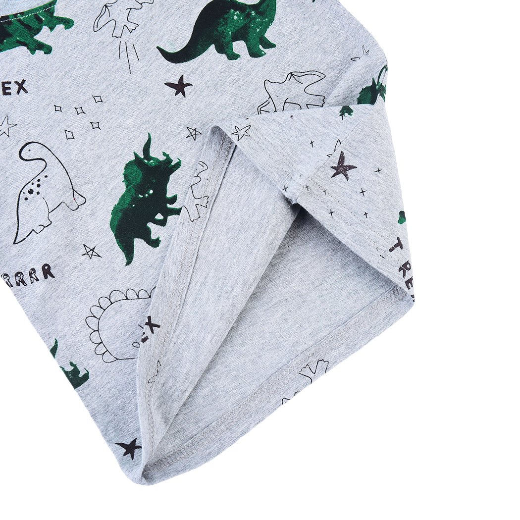 DDSOL Little Boys Toddler Jurassic Dinosaur T Short Sleeve Tee Cartoon T Shirt