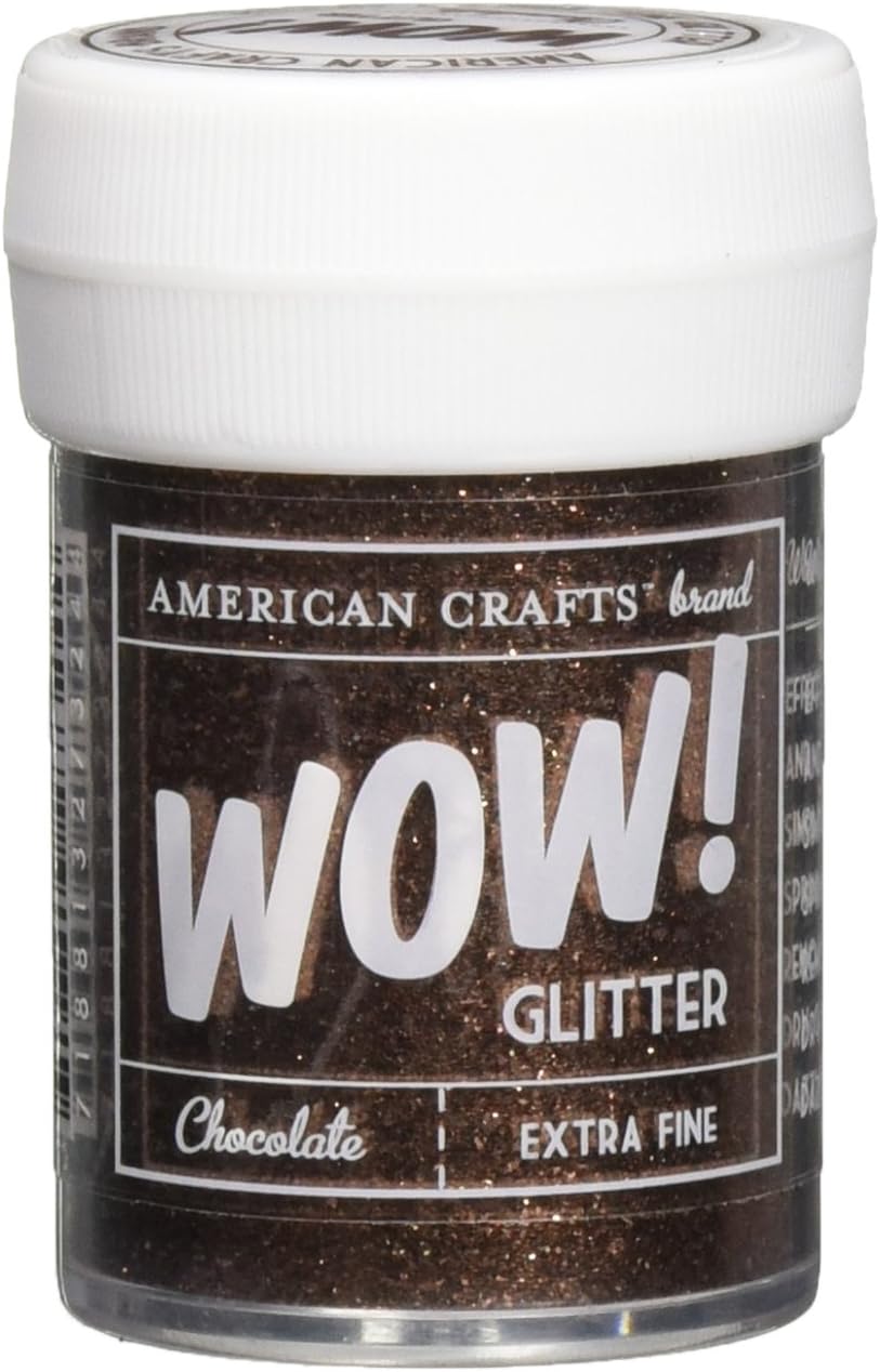 American Crafts 27324 Glitter, Extra Fine Chocolate
